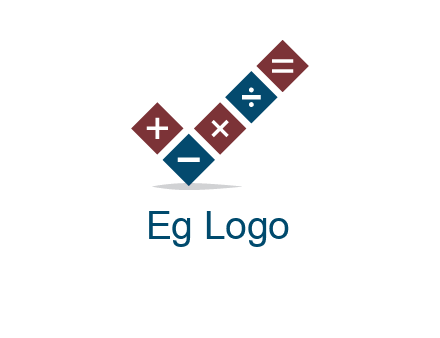 tick mark with mathematical symbols 