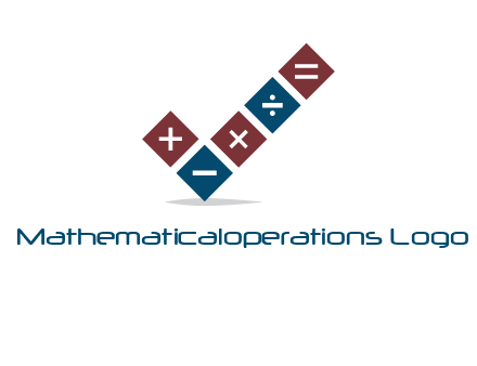 tick mark with mathematical symbols 
