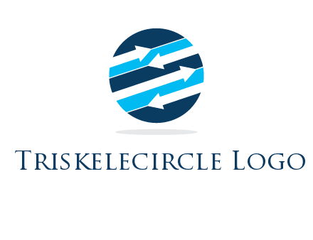 inside the circle arrows pointing in both direction graphic
