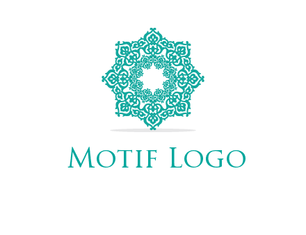 Motif pattern octagon shape mandala