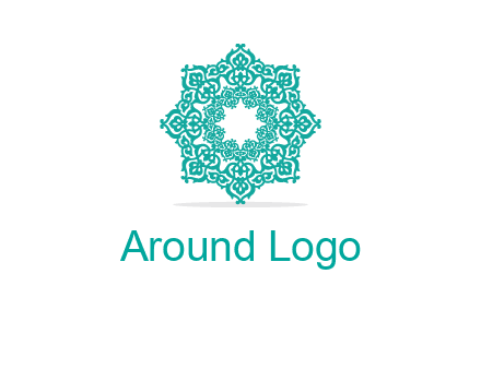Motif pattern octagon shape mandala