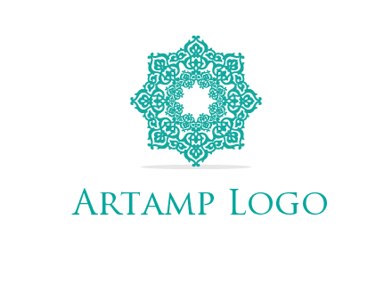Motif pattern octagon shape mandala