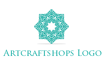 Motif pattern octagon shape mandala