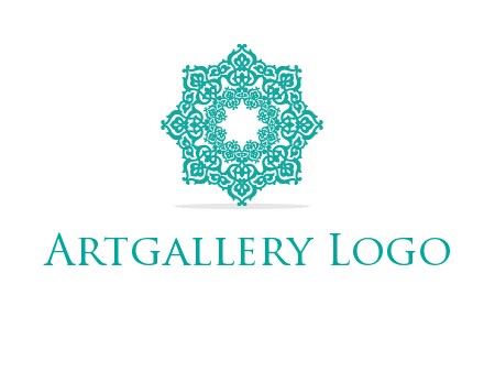 Motif pattern octagon shape mandala