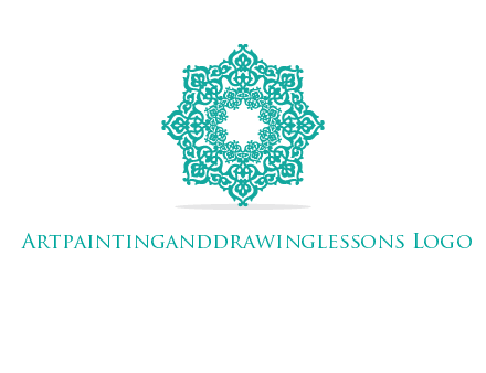 Motif pattern octagon shape mandala