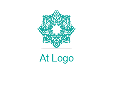 Motif pattern octagon shape mandala