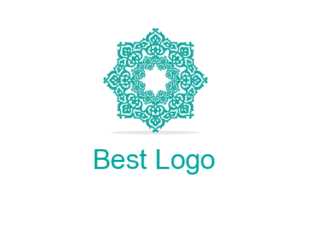 Motif pattern octagon shape mandala