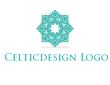 Motif pattern octagon shape mandala