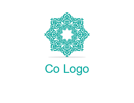 Motif pattern octagon shape mandala