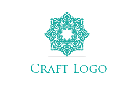 Motif pattern octagon shape mandala