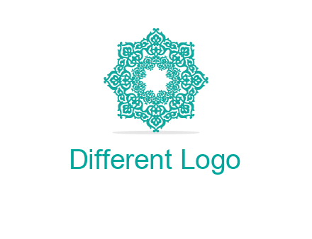 Motif pattern octagon shape mandala
