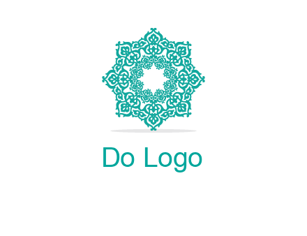 Motif pattern octagon shape mandala