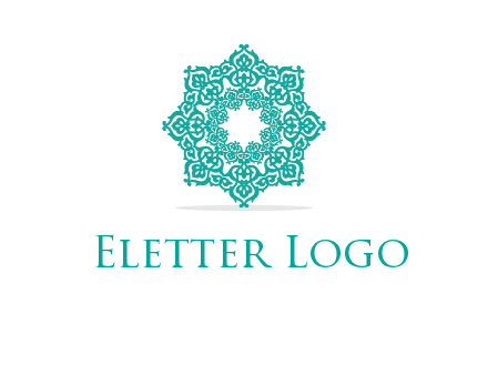 Motif pattern octagon shape mandala