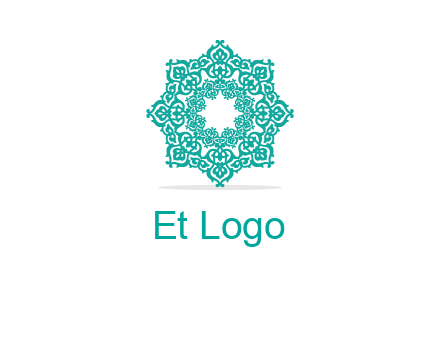 Motif pattern octagon shape mandala
