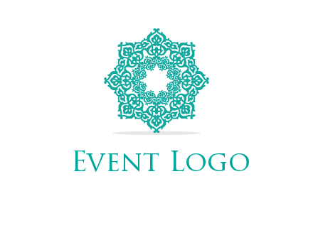 Motif pattern octagon shape mandala