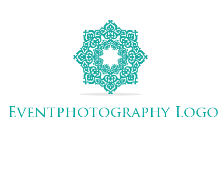 Motif pattern octagon shape mandala
