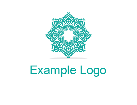 Motif pattern octagon shape mandala