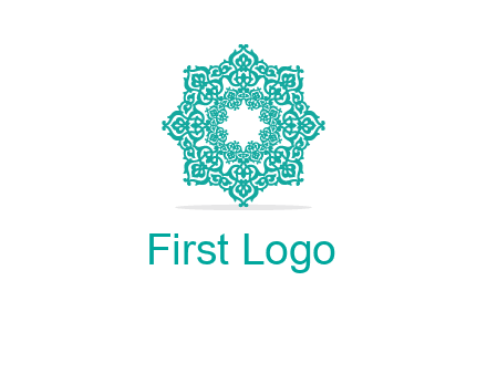 Motif pattern octagon shape mandala