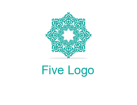 Motif pattern octagon shape mandala