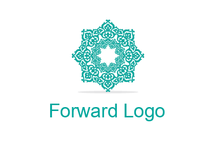Motif pattern octagon shape mandala