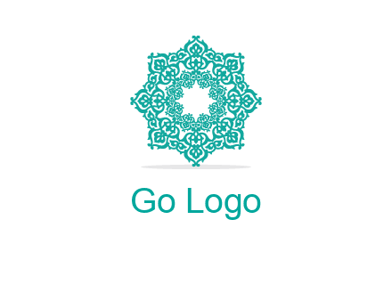 Motif pattern octagon shape mandala