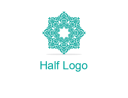 Motif pattern octagon shape mandala