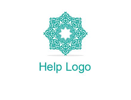 Motif pattern octagon shape mandala