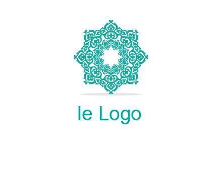 Motif pattern octagon shape mandala