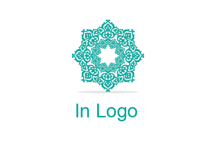 Motif pattern octagon shape mandala