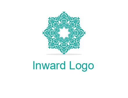 Motif pattern octagon shape mandala