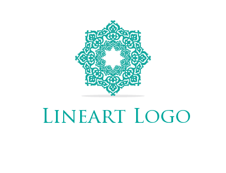 Motif pattern octagon shape mandala