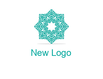Motif pattern octagon shape mandala