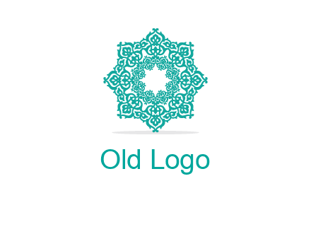 Motif pattern octagon shape mandala