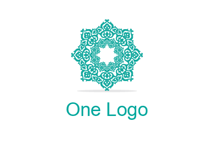 Motif pattern octagon shape mandala