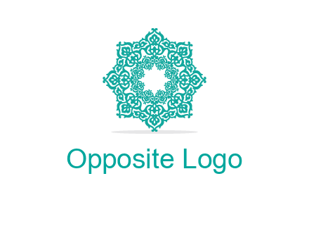 Motif pattern octagon shape mandala