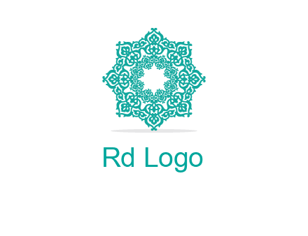 Motif pattern octagon shape mandala