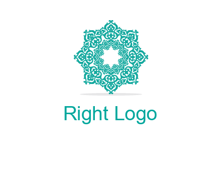 Motif pattern octagon shape mandala