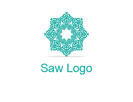 Motif pattern octagon shape mandala