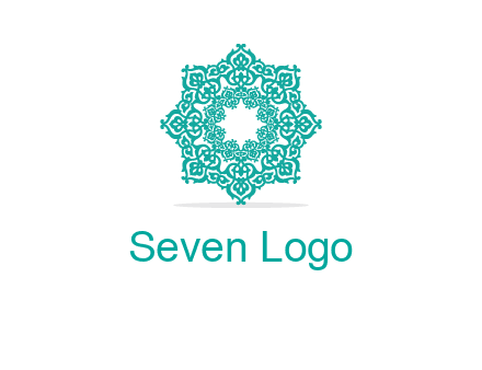 Motif pattern octagon shape mandala
