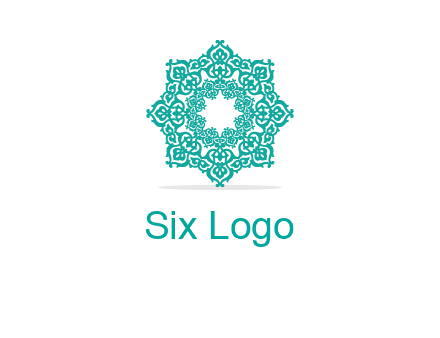 Motif pattern octagon shape mandala