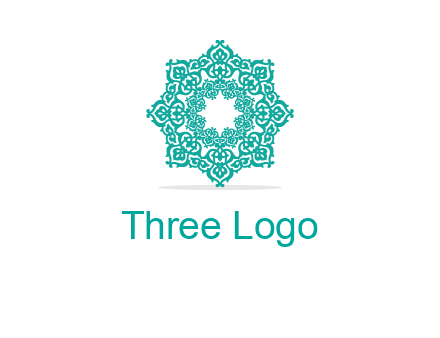 Motif pattern octagon shape mandala