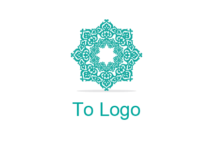 Motif pattern octagon shape mandala