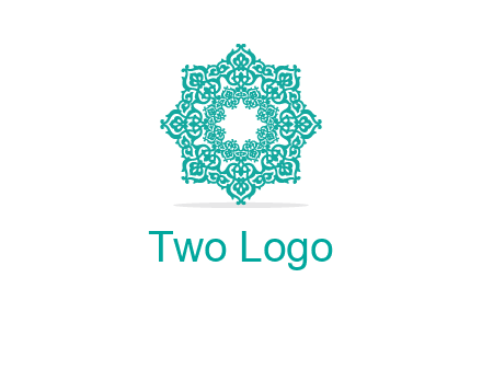 Motif pattern octagon shape mandala