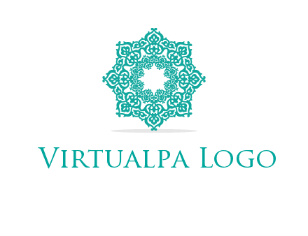 Motif pattern octagon shape mandala