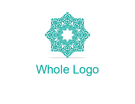 Motif pattern octagon shape mandala