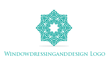 Motif pattern octagon shape mandala