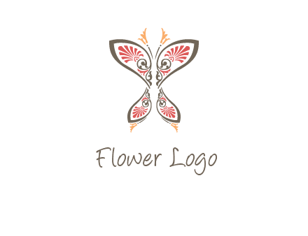 flourish butterfly illustration
