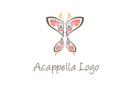 flourish butterfly illustration