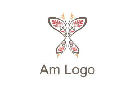 flourish butterfly illustration