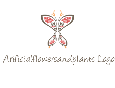 flourish butterfly illustration